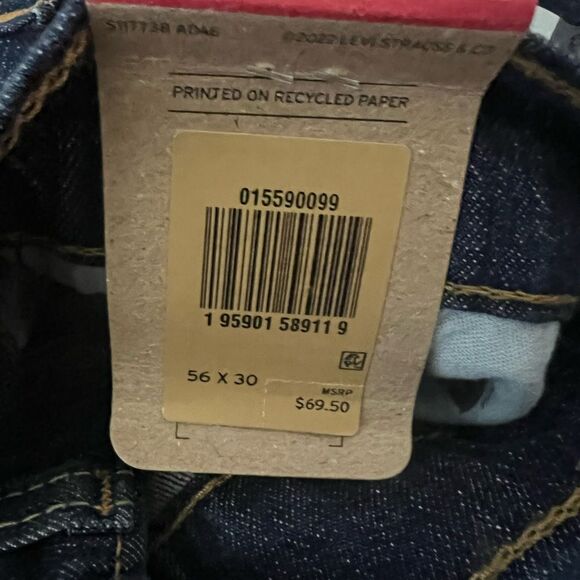 Levi's 559 Relaxed Straight Big and Tall-Size 56x30 - Picture 4 of 8